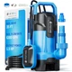 Pump 1.5HP 6300GPH Submersible Float Switch Electric FOTING Sump Portable