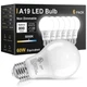 LED Light Bulbs 6 Pack 60W Equivalent 9W Daylight 5000K A19 E26 TJOY Watt White