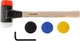 Wiha 83256 Malleable Cast Iron Split Head Mallet Set, 7 Piece