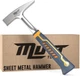 18oz Sheet Metal Hammer Forged Tinners HVAC Duct Work Ergonomic Handle