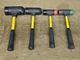 4 Nupla Soft Face Dead Blow Body Hammers Fiber Glass Handle SPS305 255 200