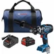 Bosch 18V 1/2 In Hammer Drill Driver Kit With Core18V 8Ah Profactor Battery