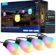 Govee S14 Bulb Outdoor String Lights 2, 144ft Smart RGBIC Warm White Patio Light