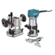 Makita RT0701CX7 1-1/4 HP Compact Router Kit Plunge Base