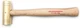 GEARWRENCH Brass Hammer with Hickory Handle, 2 Lb. - 81-112G, Gold