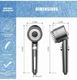 PWERAN Filtered Shower Head with Handheld, High Pressure Water and Flow