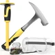 INCLY 5 PCS Geology Rock Pick Equipment Kit, 32 Oz. Rock Hammer with 12" Mason C