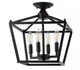 Jonathan Y Plains Mini Lantern 12 in Oil Rubbed Bronze Iron 4-Light JYL7610A