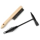 2 Pack Welding Chipping Hammer Wire Brush Set 11 Inch Spring Handle Tools