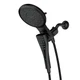 Moen 220C3BL 8-Function 7" Spray Head w/ Handshower Matte Black