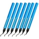 VASTOOLS Deburring Tools,7pc,High Grade Swivel Blades,Metal Handle Deburr Too...