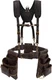 Tool Belt with Suspenders and Pouches Dual Hammer Holsters for Men
